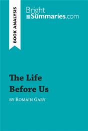 Book analysis ; the life before us by Romain Gary - Couverture - Format classique