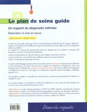 Le Plan De Soins Guide. Un Support Du Diagnostic Infirmier. Elaboration
