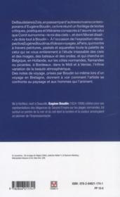 Eugène Boudin par ses contemporains - 4ème de couverture - Format classique