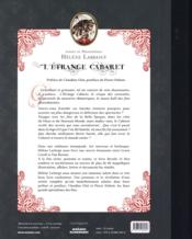 L'étrange cabaret ...des fées désenchantées - 4ème de couverture - Format classique