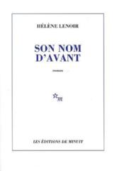 Son nom d'avant roman - Couverture - Format classique