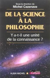 De la science à la philosophie ; y-a-t-il une unité de la connaissance ? - Intérieur - Format classique