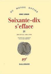 Soixante-Dix S'Efface (1986-1990) T4 - Couverture - Format classique