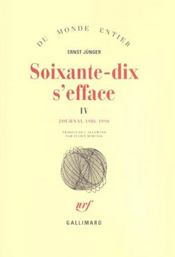 Soixante-Dix S'Efface (1986-1990) T4 - Intérieur - Format classique
