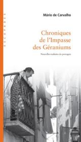 Chroniques de l'impasse des géraniums - Couverture - Format classique