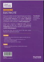 L'essentiel d'électricité ; BTS - 4ème de couverture - Format classique