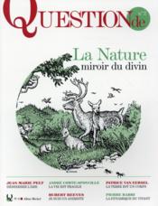 La nature ; miroir du divin  - Patrice van Eersel - Jean-Marie Pelt - Hubert Reeves - André Comte-Sponville - Pierre Rabhi 