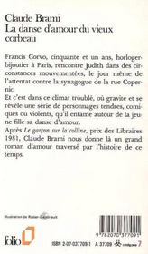 La danse d'amour du vieux corbeau - 4ème de couverture - Format classique