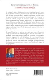 Concurrence des langues au Gabon : le yipunu face au français - Couverture - Format classique
