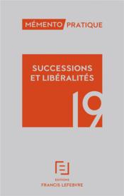 Mémento pratique ; successions 2019 (édition 2019) - Couverture - Format classique