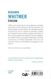 Évasion - Whitmer, Benjamin