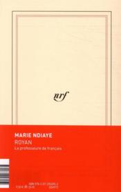 Royan ; la professeure de français - Marie NDiaye