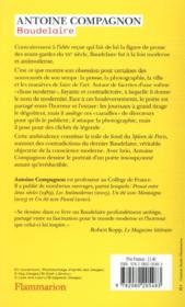 Baudelaire, l'irréductible - Antoine Compagnon