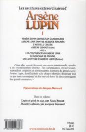 Les aventures extraordinaires d'Arsène Lupin t.1 - Maurice Leblanc