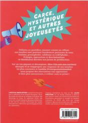 Garce, hystérique et autres joyeusetés - 4ème de couverture - Format classique