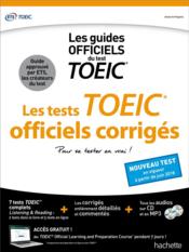 TOEIC ; les tests officiels corrigés - Couverture - Format classique