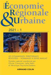 Vente  Revue d'économie régionale et urbaine N.2021-1 ; les dynamiques territoriales revisitées - hommage à Denis Maillat  