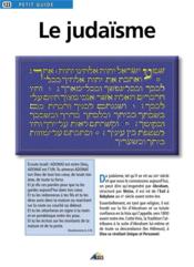 Le judaïsme - Couverture - Format classique