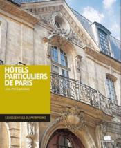 Hôtels particuliers de Paris - Couverture - Format classique