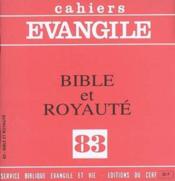 Ce-83. bible et royaute - Couverture - Format classique