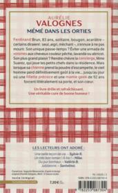 Mémé dans les orties - 4ème de couverture - Format classique