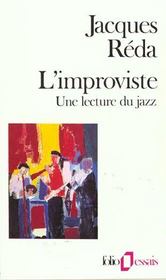 L'improviste - une lecture du jazz  - Jacques Réda 