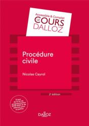 Procédure civile - Couverture - Format classique