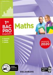Mathématiques - groupement C ; 1re bac pro ; pochette élève (édition 2020) - Couverture - Format classique