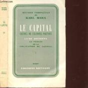 Le Capital - Tome Iv - Livre Deuxieme (Tomei) - Le Proces De La Circulation Du Capital - Couverture - Format classique