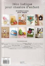 Déco ludique pour chambre d'enfant - 4ème de couverture - Format classique