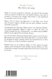 Mes frères de sang - 4ème de couverture - Format classique