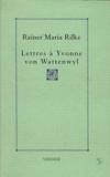 Vente  Lettres à Yvonne von Wattenwyl  - Rainer Maria RILKE  