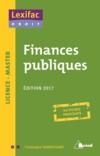 Finances publiques ; licence, master ; en fiches pratiques (édition 2017)