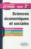Sciences économiques et sociales ; 2e