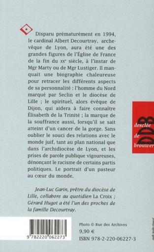 PETITE VIE DE ; petite vie du cardinal Decourtray  - Gérard Hugot  - Jean-Luc Garin  