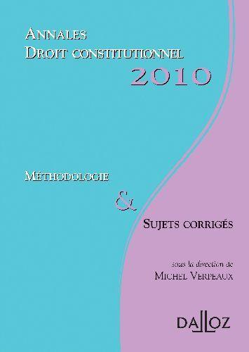 Droit constitutionnel 2010