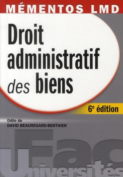Droit administratif des biens (6e édition)