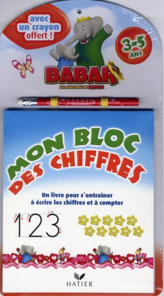 Babar ; mon bloc des chiffres