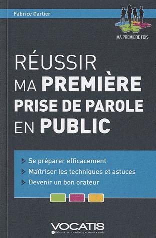 Réussir ma première prise de parole en public