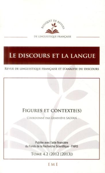 Le discours et la langue