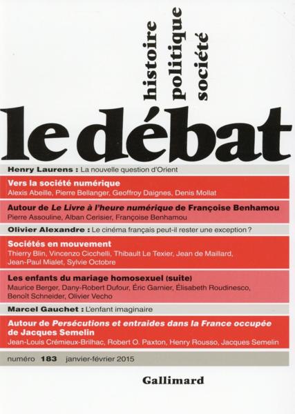 Vente Livre :                                    Revue Le Débat n.183
- Revue Le Debat                                     