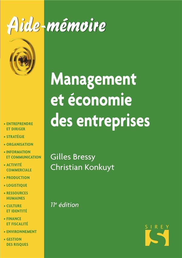 Management et économie des entreprises ; 11e édition