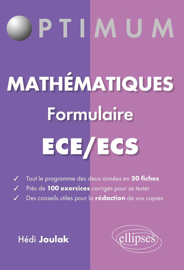 Mathématiques en prépa HEC ECE en fiches