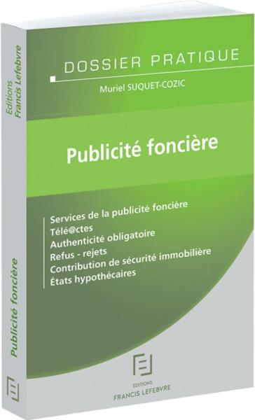 Publicité foncière obligatoire