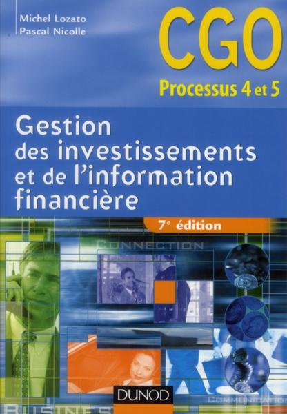 Gestion des investissements et de l'information financière ; manuel (7e édition)