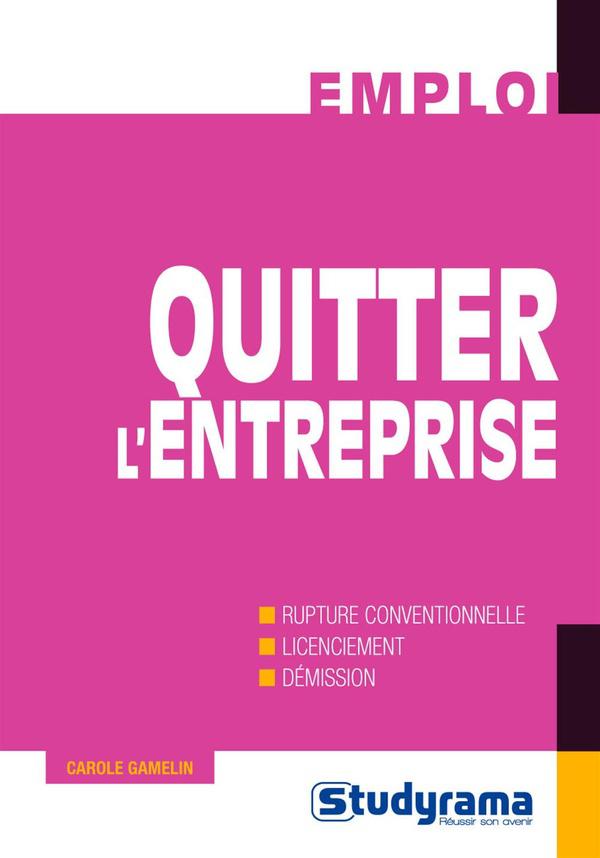 Quitter l'entreprise
