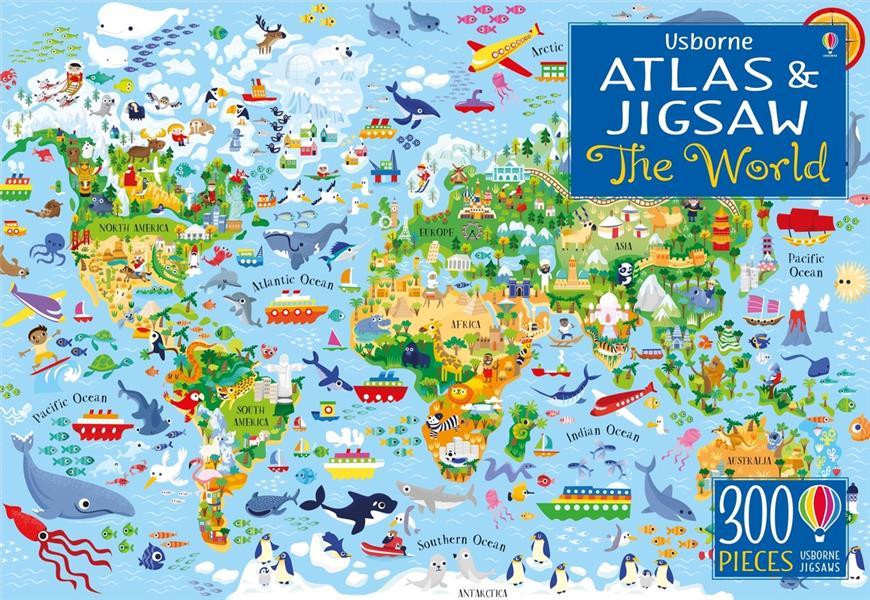 Atlas and jigsaw : the world  - Jana Curll  