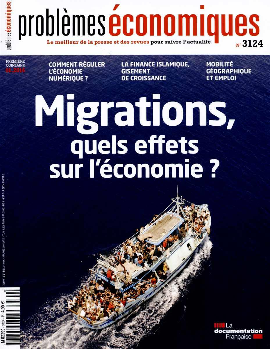 PROBLEMES ECONOMIQUES N.3124 ; migrations et croissance