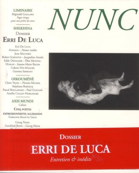 Revue nunc N.28 ; Erri de Luca