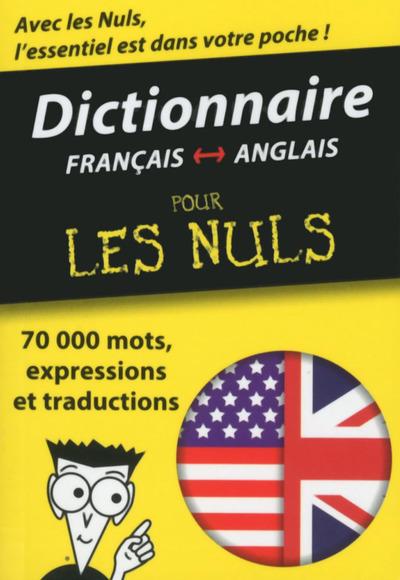 Mini-dictionnaire anglais-français, français-anglais pour les nuls